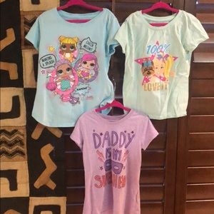 Girls Tee Bundle Size Small